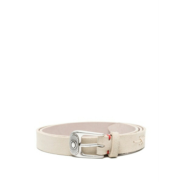 イレブンティ メンズ 三尺帯 付属物 Stitched leather belt Neutrals