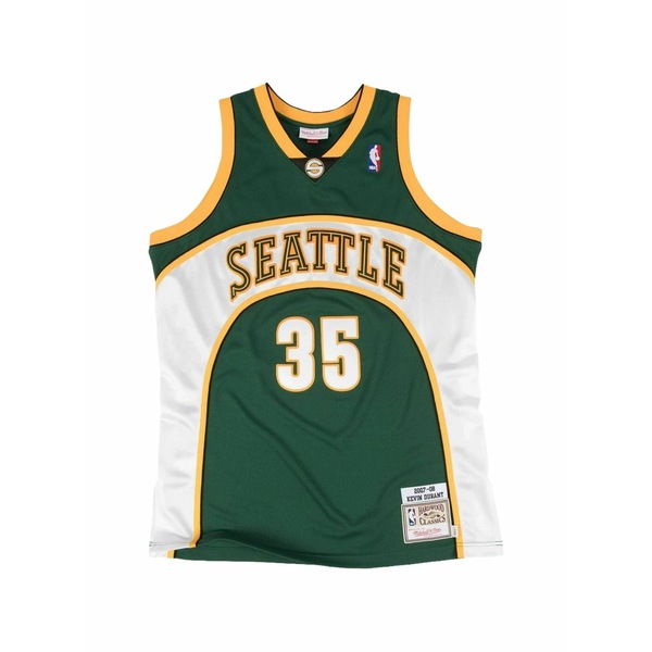 ミッチェル\u0026ネス メンズ プルオーバー トップス Kevin durant seattle supersonics 2007-08  jersey Green