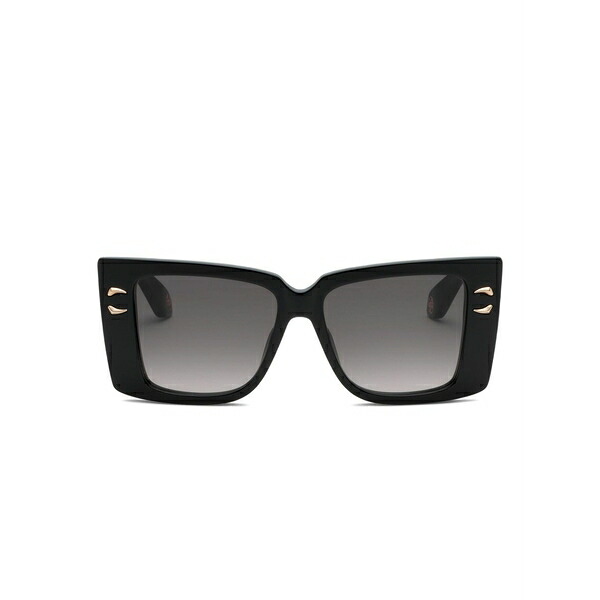 ロベルトカヴァリ レディース 黒眼鏡＆アイウェア 付属物 Oversized-frame sunglasses Black