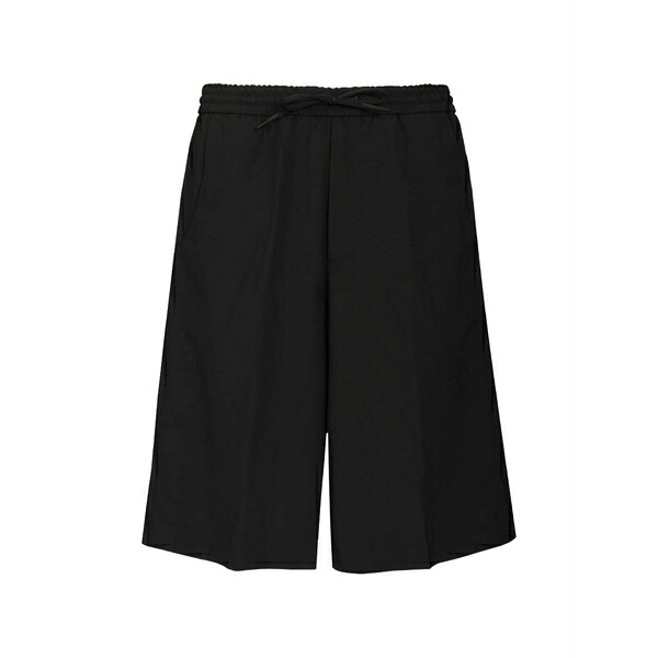 ナイン イン ザ モーニング メンズ カジュアルパンツ ボトムス Basil drawstring shorts Black｜asty