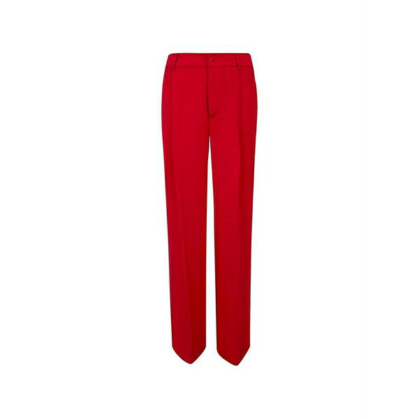 ラルフローレン レディース カジュアルパンツ ボトムス Georgette pleated tailored trousers Red