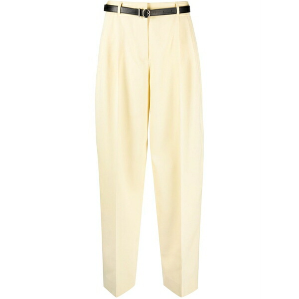 ジル・サンダー レディース カジュアルパンツ ボトムス Regular butter wool trousers Yellow｜asty