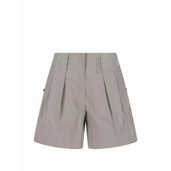 ファースト 古典派音楽 レディース 心地好いズボン下 ボトムス Pleated shorts Grey