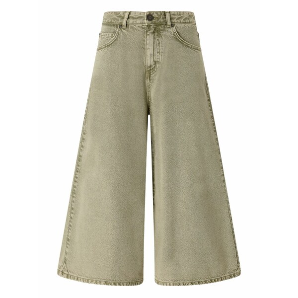 ピンコ レディース デニムパンツ ボトムス Wide-leg jeans  Green