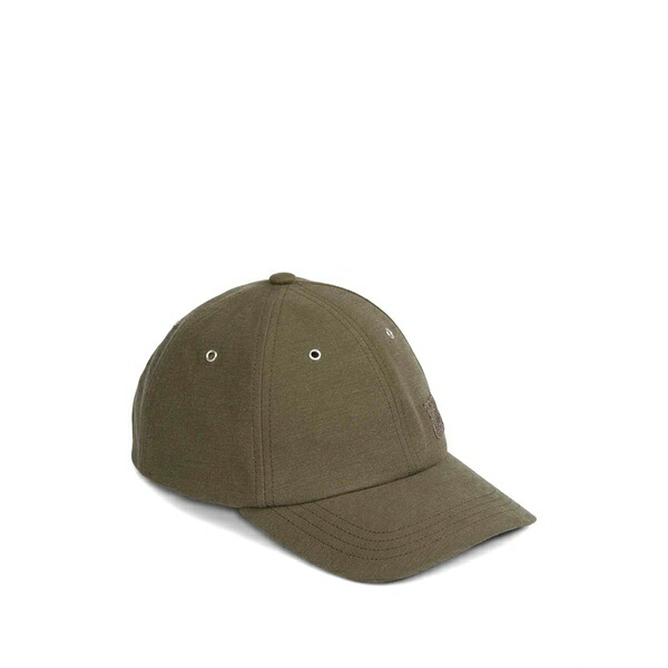 ウェールズ ボナー メンズ かぶり笠 佩び物 Logo-detail baseball cap Green