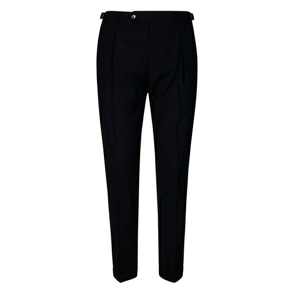 ベルウィッチ メンズ 心地好いズボン下 ボトムス Buckle-detail trousers Blue