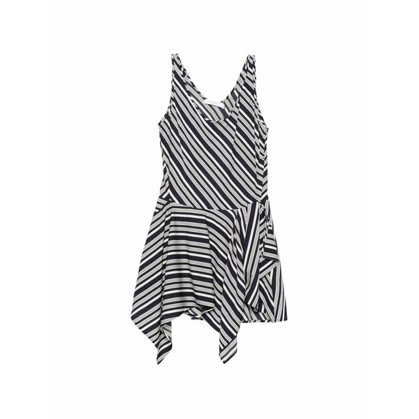 イロ レディース 衣装 トップス Unya striped sleeveless dress Blue