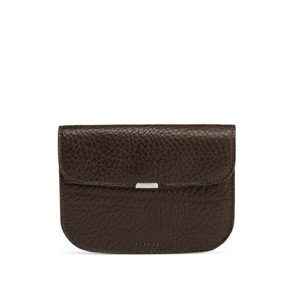 ルメール メンズ 金入れ 付属物 Grained-leather wallet Brown