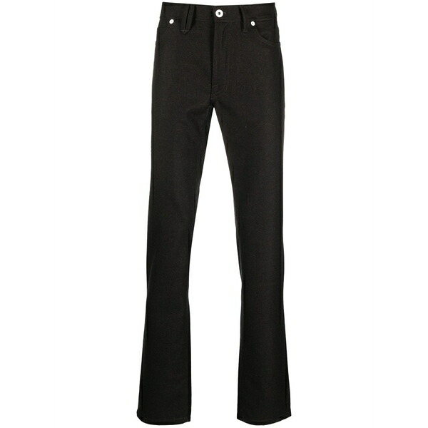 ブリオーニ メンズ カジュアルパンツ ボトムス Low-rise slim-fit tapered trousers Brown｜asty