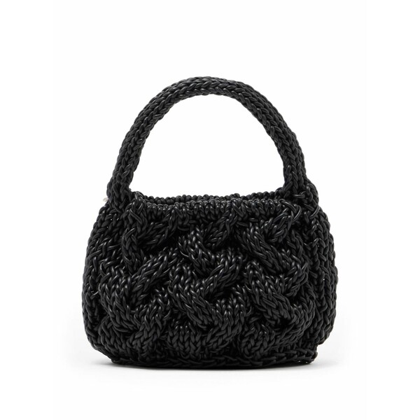 J.W.アンダーソン レディース トートバッグ バッグ Small cable knit bag Black|asty