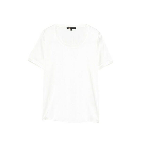 マージュ レディース プルオーバー トップス Round-neck t-shirt White
