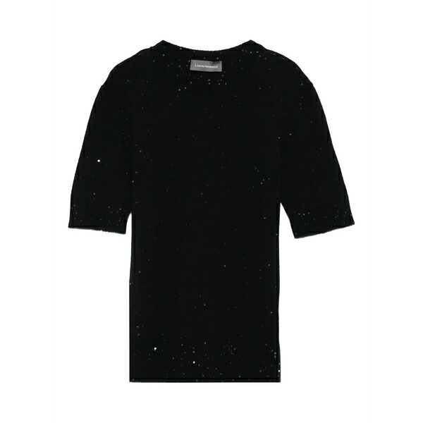 ロレーナアントニアッツィ レディース ティーシャツ トップス Sequin-embellished top Black