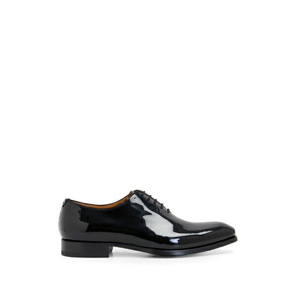 マグナーニ メンズ 御召しものシューズ シューズ Leather oxford shoes Black
