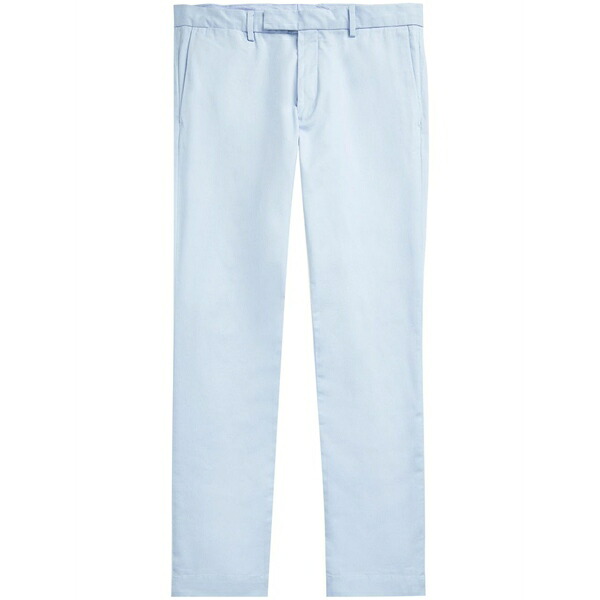 ラルフローレン メンズ 心地好いズボン下 ボトムス Logo-tag cotton trousers  Blue
