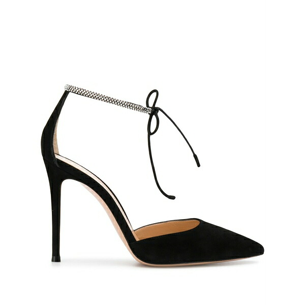 ジャンヴィト ロッシ レディース パンプス シューズ Montecarlo d\u0027orsay 105粍 suede pumps Black