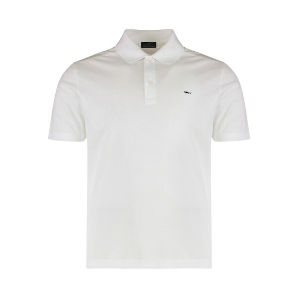 ポールアンドシャーク メンズ スポーツシャツ トップス Short-sleeve polo shirt White