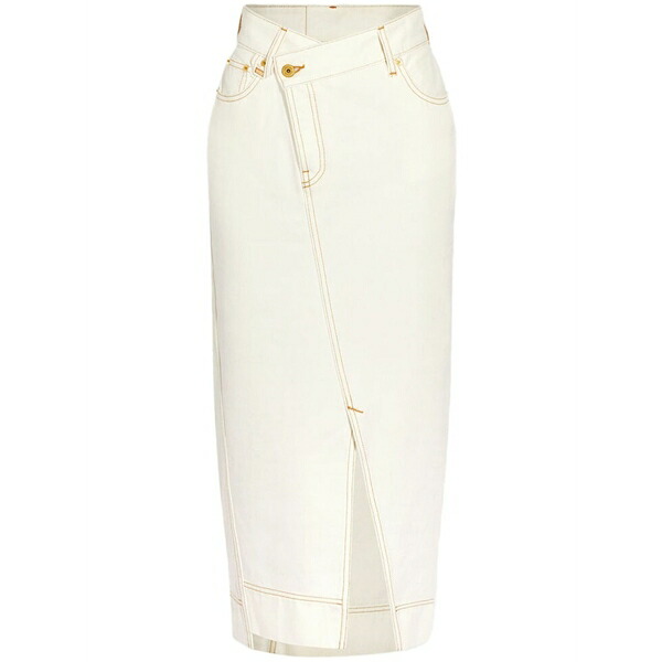 ジャクエムス レディース スコート ボトムス La jupe de-n??mes MIDI skirt Neutrals レディースファッション-スカート-ボトムス