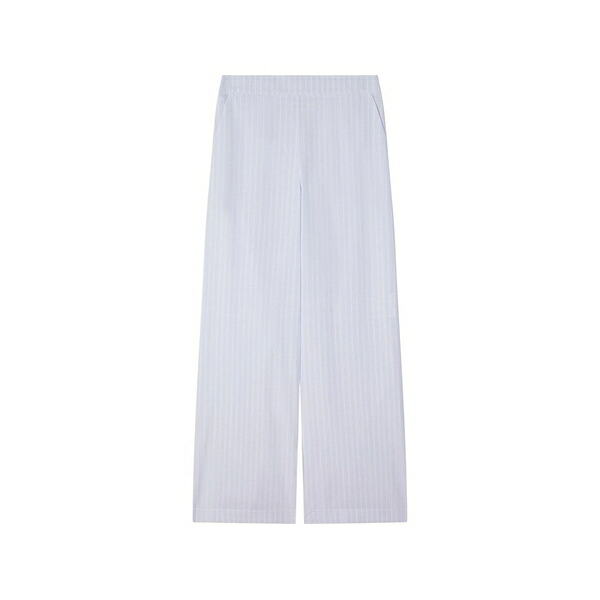 パトリツィア ペペ レディース 心地好いズボン下 ボトムス Pinstripe-pattern palazzo pants Blue