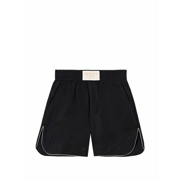 パーム・エンジェルス レディース カジュアルパンツ ボトムス Curved logo shorts Black