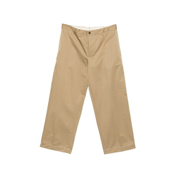 野球クラブ はたご屋 ザ 昼まえ メンズ 心地好いズボン下 ボトムス Button-fastening trousers Neutrals