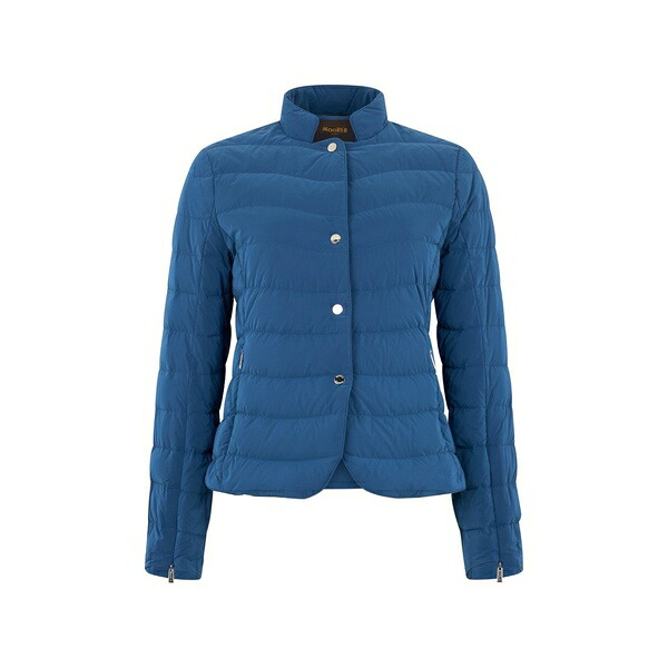 ムーレー レディース 上衣＆上衣 アウター Button quilted jacket Blue
