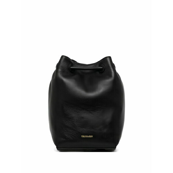 トラサルディ レディース うしろ側容器に並べる・背嚢 御徒面子 Drawstring backpack Black