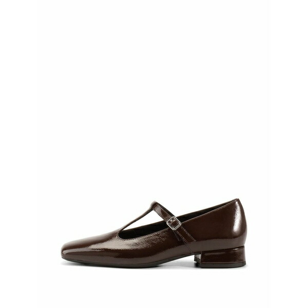 流れ者 レディース パンプス シューズ Debbi square-toe pumps Brown