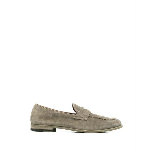 フラテッリ ロセッティ メンズ スリッポン・ローファー シューズ Perforated loafers Green｜asty