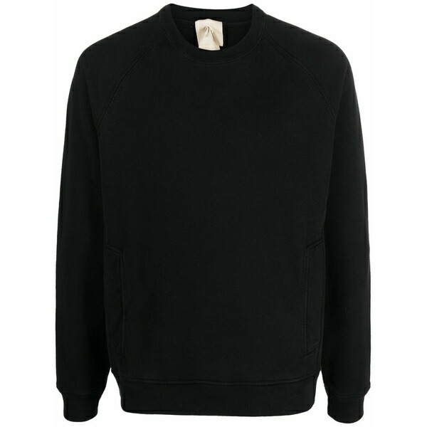 テンシー メンズ パーカー・スウェットシャツ アウター Crewneck cotton sweatshirt  Black