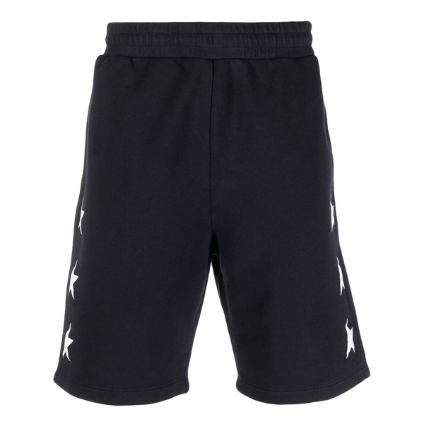 ゴールデングース メンズ 心地好いズボン下 ボトムス Star-print drawstring shorts Blue