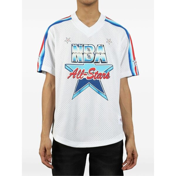 ミッチェル\u0026ネス メンズ プルオーバー トップス X all-star game mesh jersey White