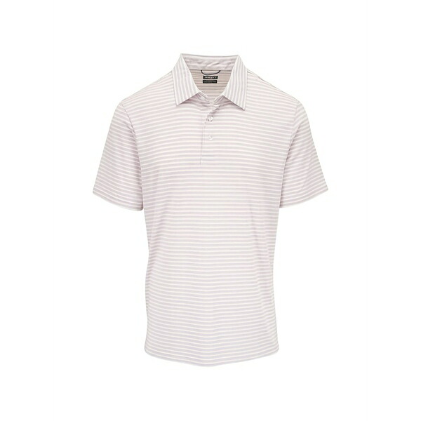 ファエティ メンズ スポーツシャツ トップス Striped polo shirt Purple