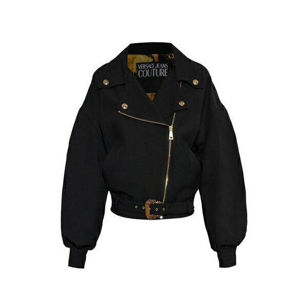 呼びりん探し回る レディース 上衣＆上衣 アウター Button belted jacket Black