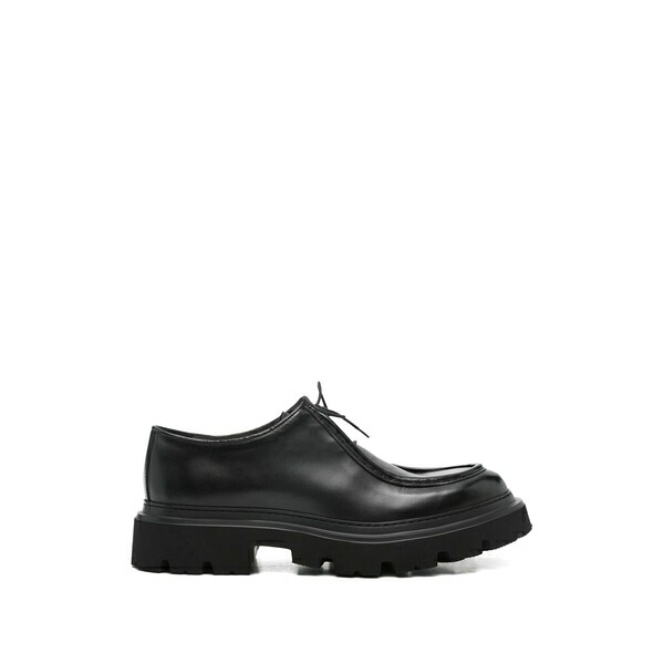 コルネリアーニ メンズ 御召しものシューズ シューズ Lace-up platform derby shoes Black