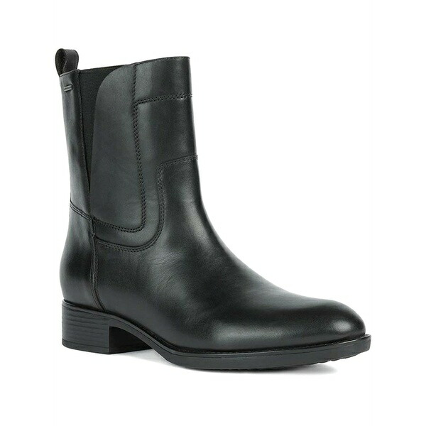 ジェオックス レディース ブーツ シューズ Zip-fastening leather boots Black