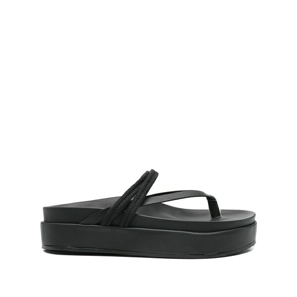 アンシエントグリークサンダル レディース サンダル シューズ Itea leather heeled sandals Black|asty