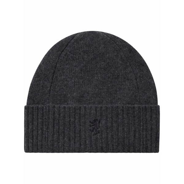 プリングル オブ スコットランド レディース 帽子 アクセサリー Ribbed-edge cashmere beanie Grey｜asty