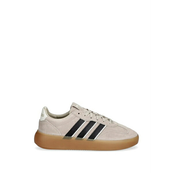 アディダス レディース スニーカー シューズ Barreda stripes lace-up sneakers Neutrals｜asty
