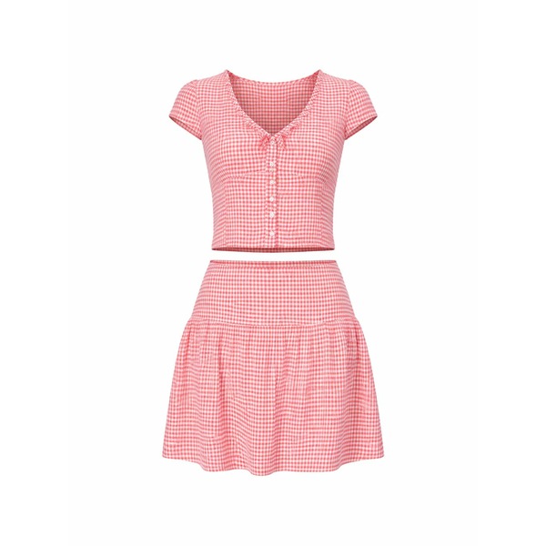 リフォメーション レディース スカート ボトムス Dorothea two piece skirt Pink|asty