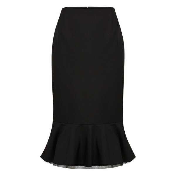 ニナリッチ レディース スカート ボトムス Peplum wool skirt Black|asty