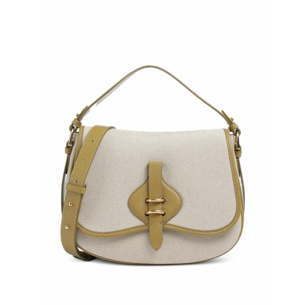 コチネレ レディース ショルダーバッグ バッグ Buckle leather tote bag Neutrals｜asty