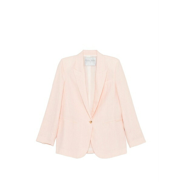 フォルテ フォルテ レディース 上衣＆上衣 アウター Button-up blazer Pink