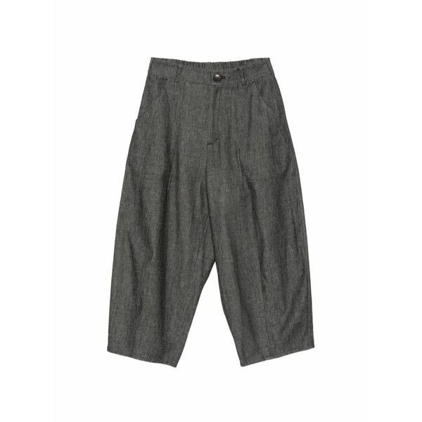 ソーオ レディース デニムパンツ ボトムス Belt-loop wide-leg jeans Black｜asty