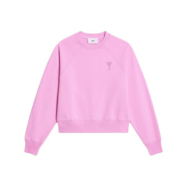 アミ メンズ パーカー・スウェットシャツ アウター Ami de coeur sweatshirt Pink