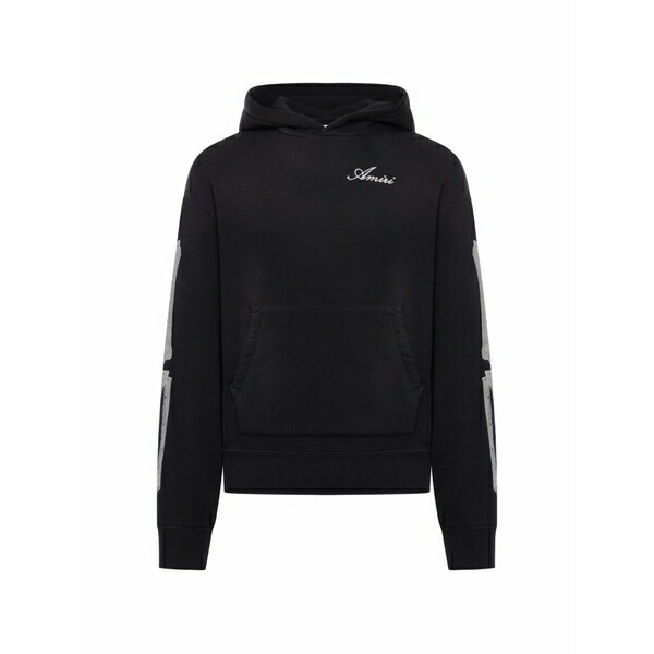 アミリ メンズ パーカー・スウェットシャツ アウター Long-sleeve hoodie Black