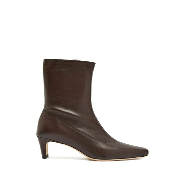 ステゥド レディース ブーツ シューズ Wally brown ankle boots Brown