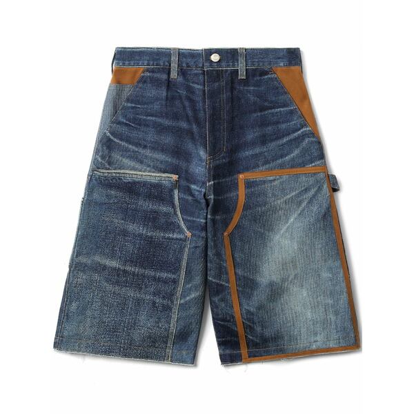 アンダーソン ベル メンズ カジュアルパンツ ボトムス Cotton denim shorts Blue｜asty
