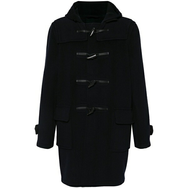 グローバーオール メンズ コート アウター Morris duffle coat Blue|asty