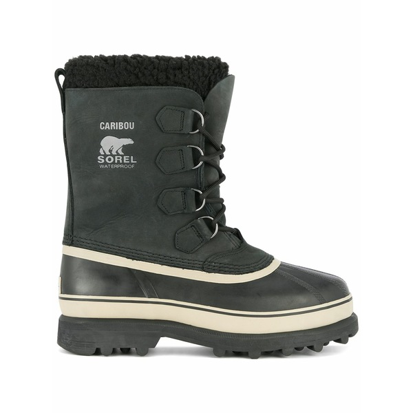 ソレル メンズ ブーツ シューズ Caribou boots Black