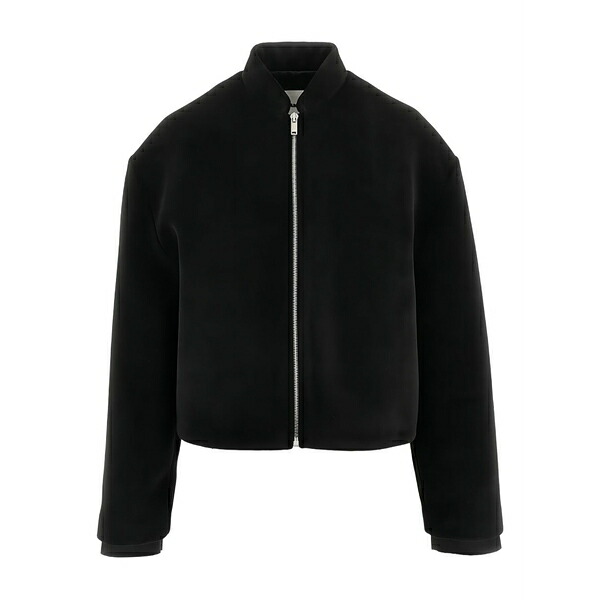 ジル・サンダー レディース 上衣＆上衣 アウター Cropped bomber jacket Black